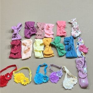 Colorful Baby Headbands Lot of 19